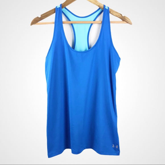 Under Armour Tops - Under Armour Women's Blue Racerback Active Tank
